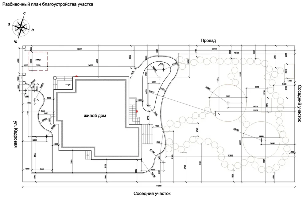 План благоустройства участка