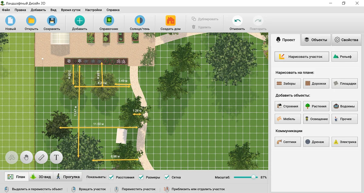 дендроплан участка