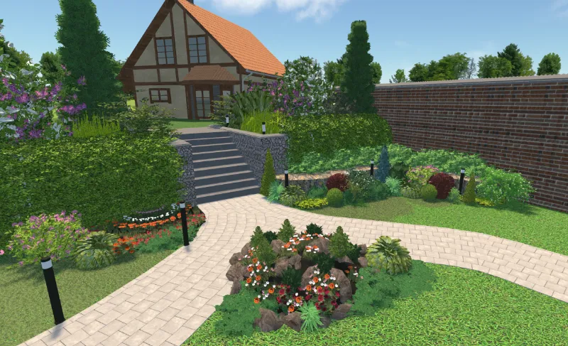 Дизайн маленького сада на даче можно сделать самостоятельно