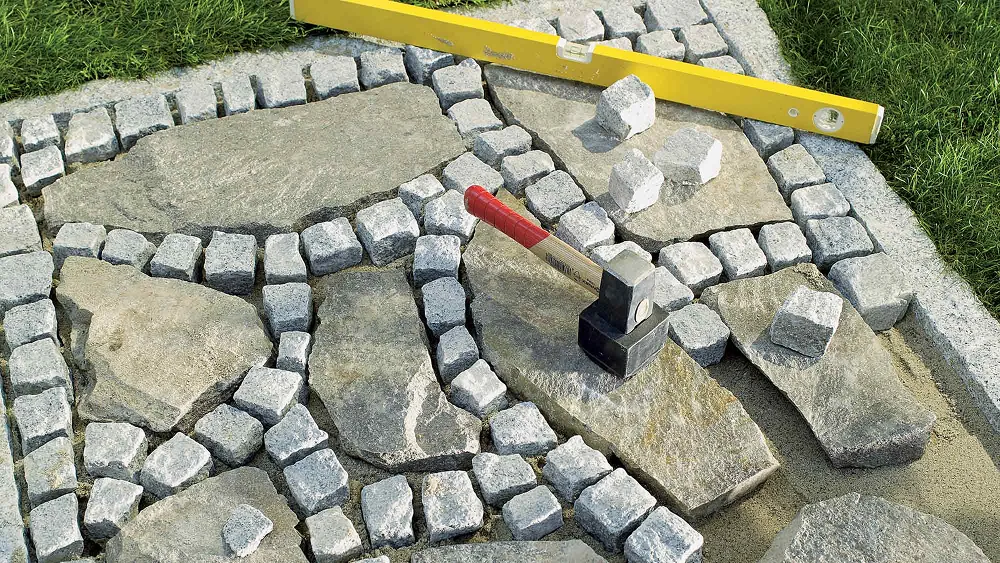 декоративная дорожка из камня