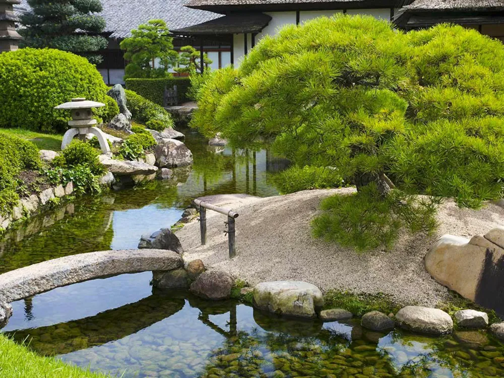 Как оформить сад в японском стиле