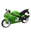 Зеленый мотоцикл