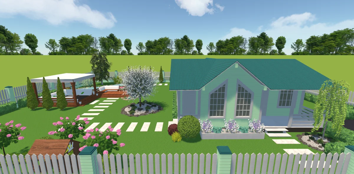 проект участка 10 соток