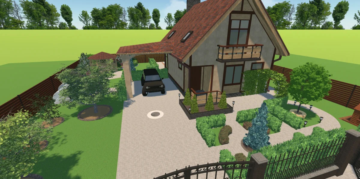 Проект участка 6 соток